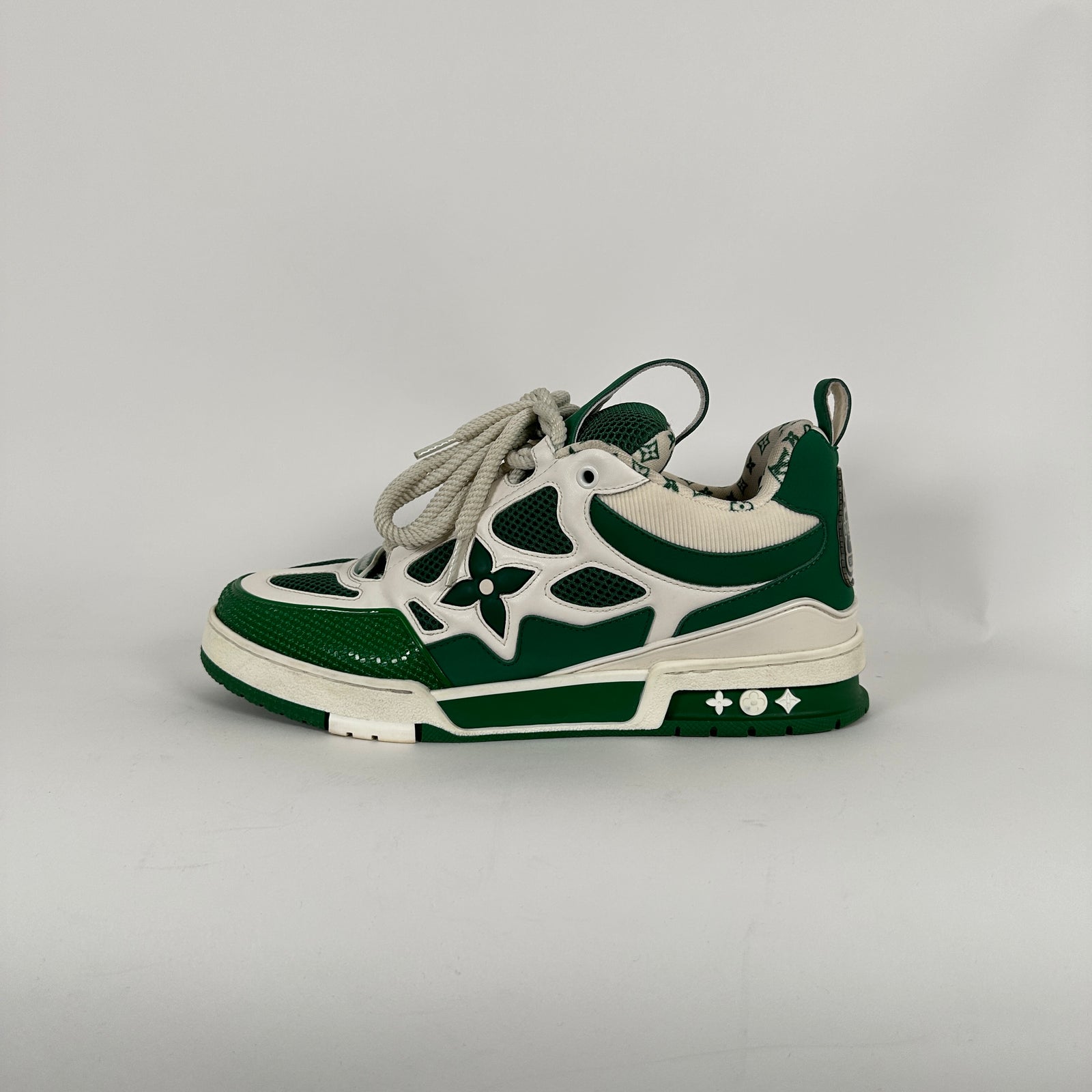 Louis Vuitton Green Skate Sneakers Size LV 9.5