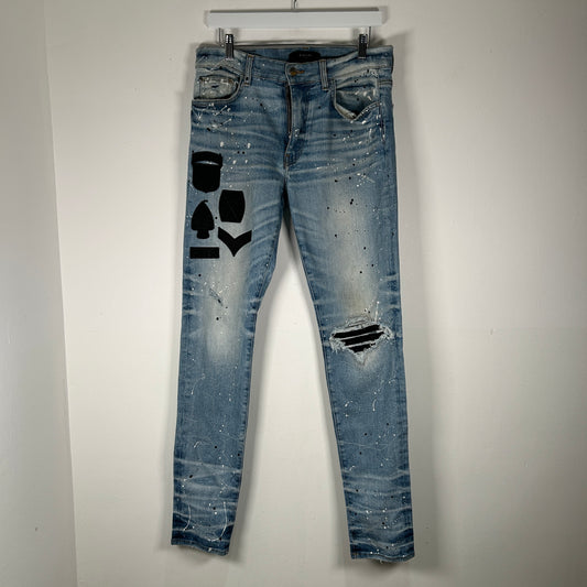 Amiri Military Patch Jeans Size 33
