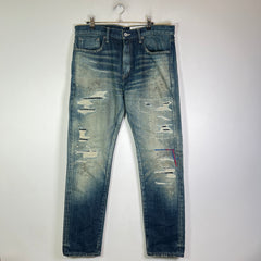 Neighborhood Blue Savage Denim DP Basic Distressed Jeans