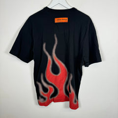 Heron Preston Black Law Tee Size L