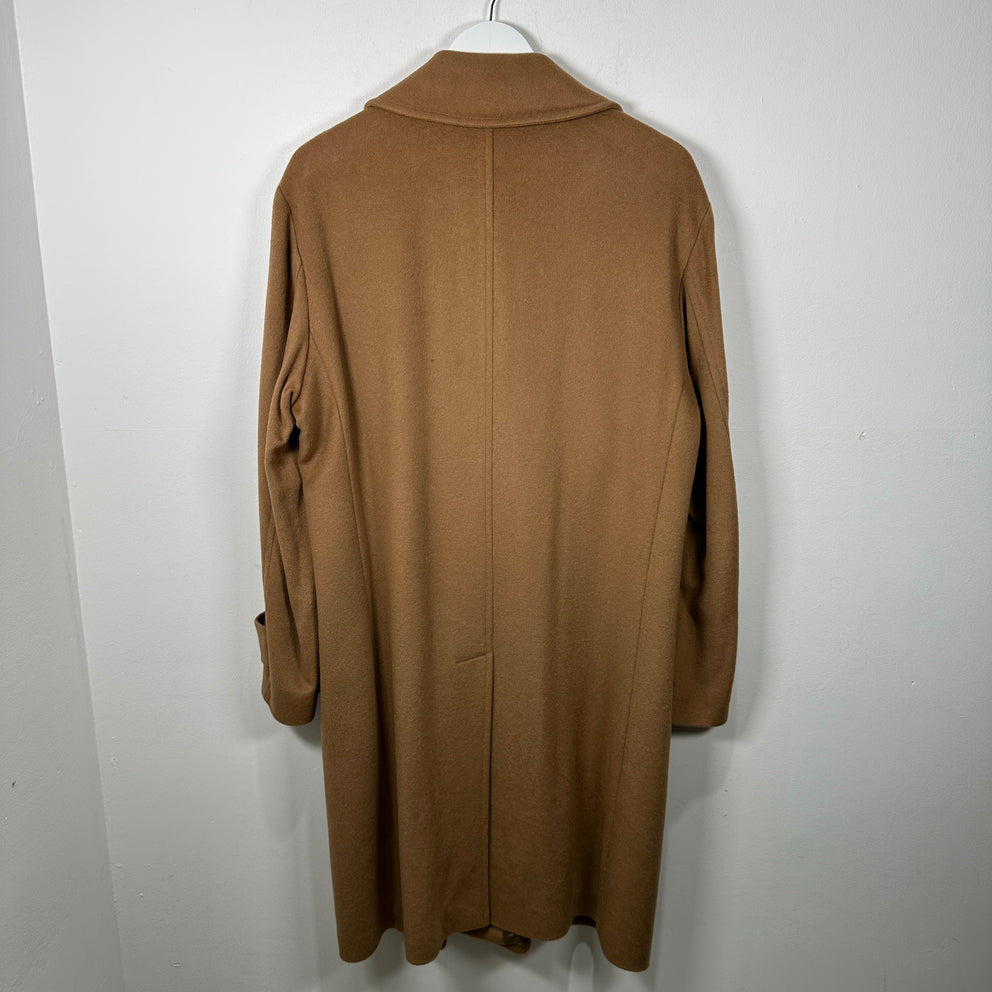 Burberry Cashmere Khaki Trench Coat Size M