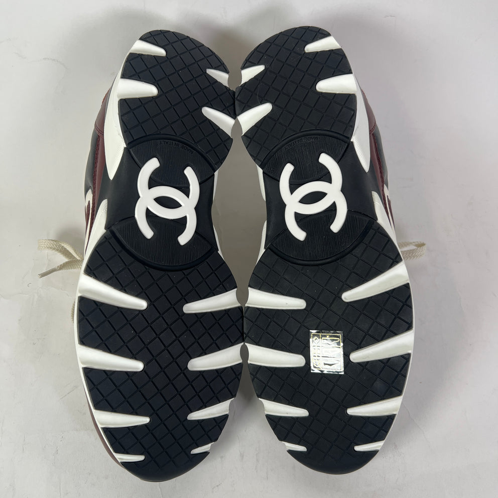 Chanel Interlocking CC Calfskin Leather Runners