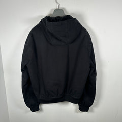 Prada Plaque Logo Hooded Work Jacket