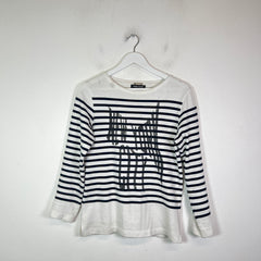 Undercover SS04 "New York City" White Striped Longsleeve Size S