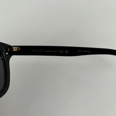Gucci Black GG Square Sunglasses