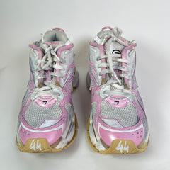 Balenciaga Pink Mesh Runner Sneaker