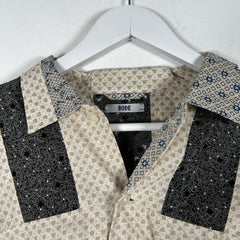 Bode Flower Patchwork Button-Up Shirt Size XL/XXL