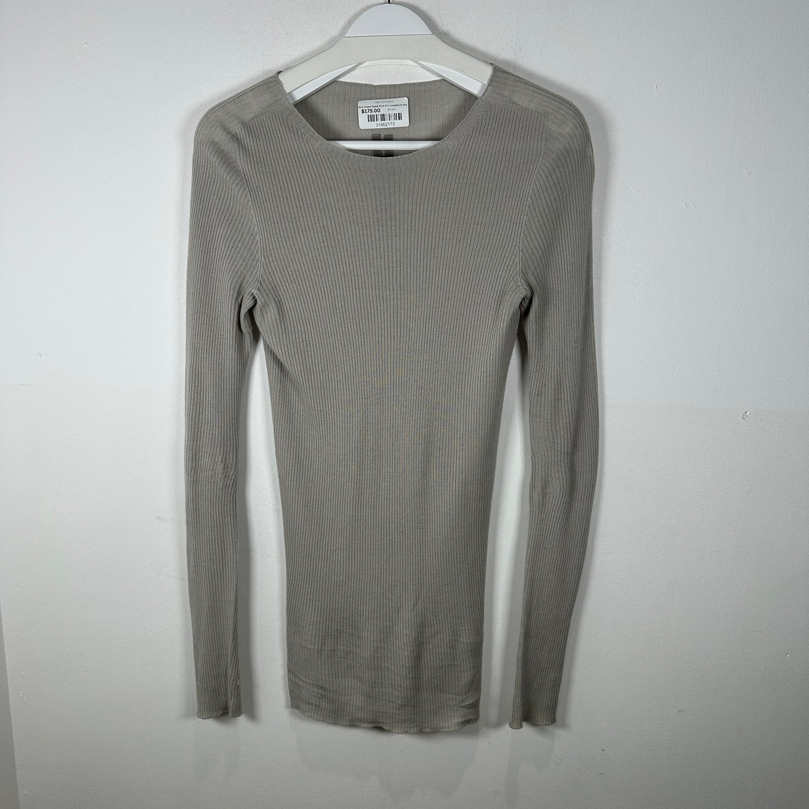 Rick Owens Babel SS19 Knit Longsleeve Size S