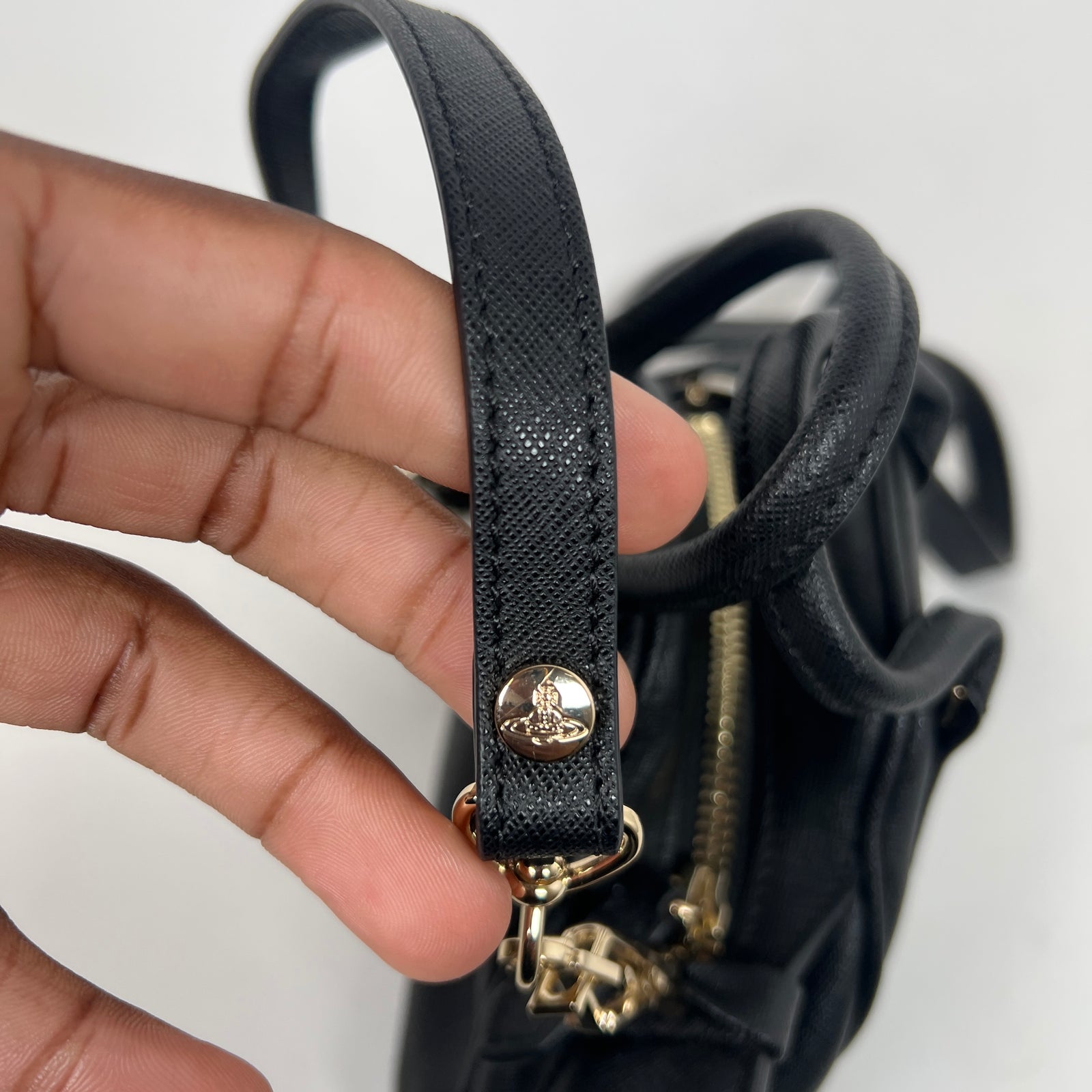 Vivienne Westwood Black Mini Yasmine Bag