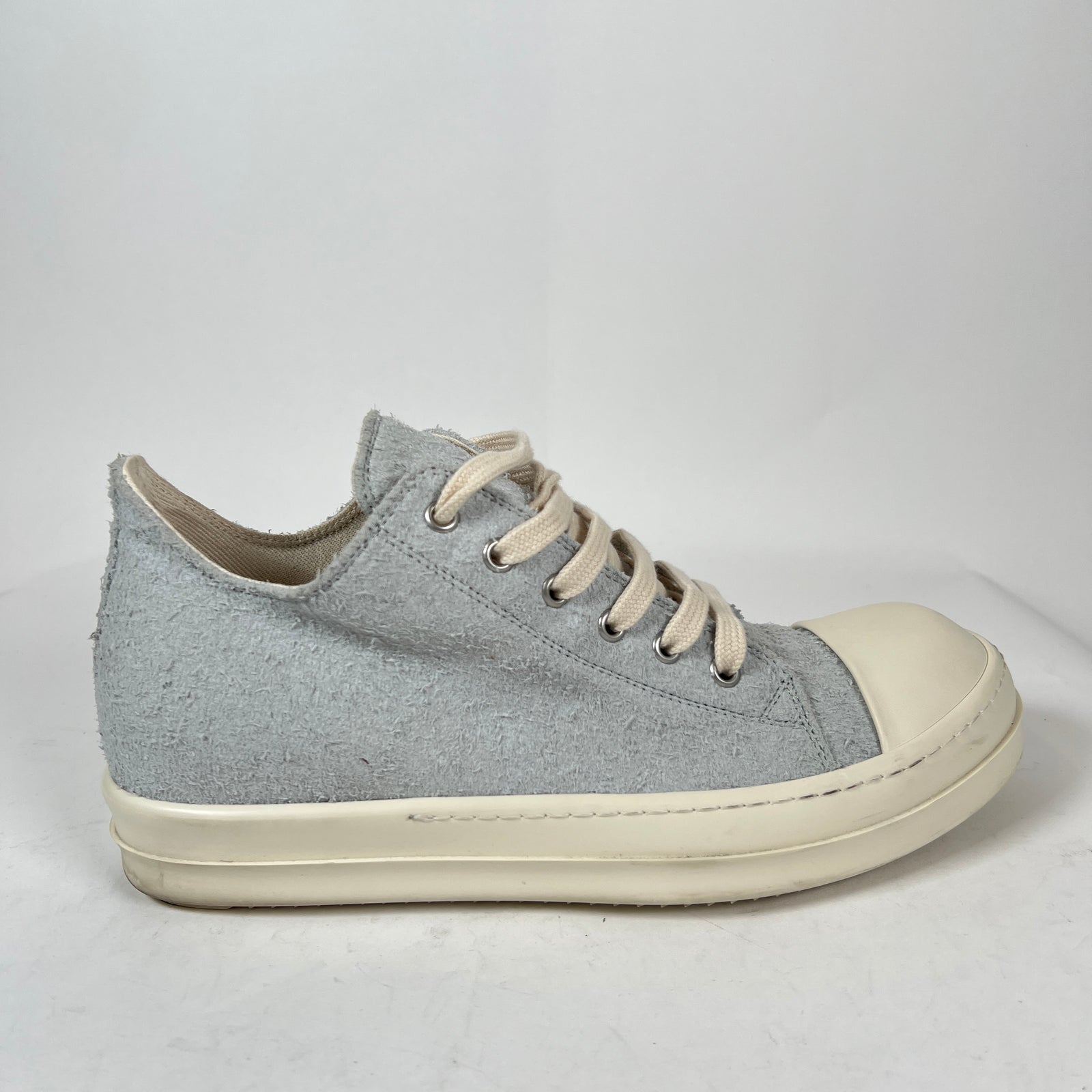 Rick Owens Drkshdw Oyster/Milk Shaggy Ramones Size 40