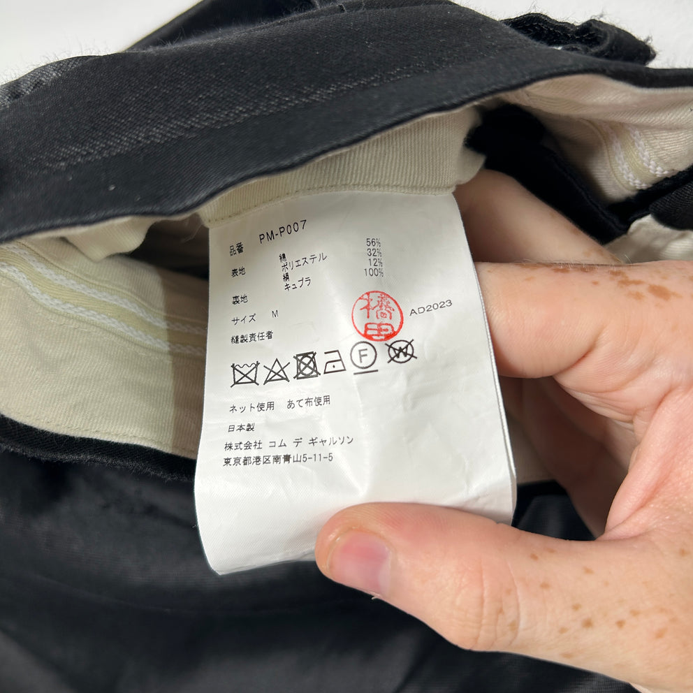 Comme Des Garcon Homme Plus Wide Leg Pleated Shorts Size M