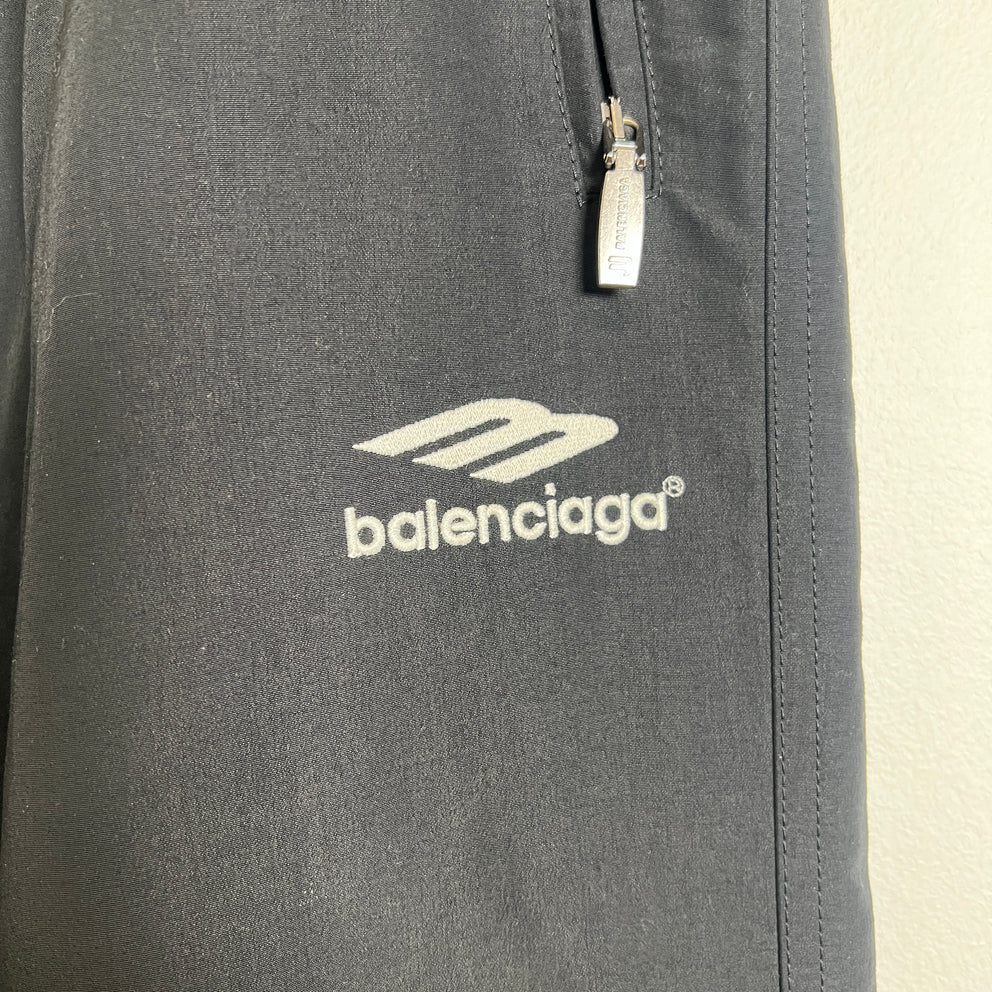 Balenciaga Black 3B Sports Icon Track Pants Size M
