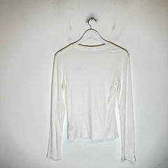 Miu Miu Ribbed Knit Longsleeve Shirt Size L