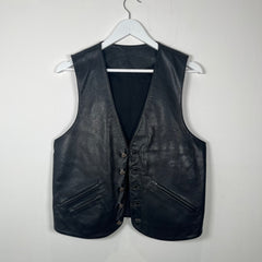 Chrome Hearts Leather Vest Size M