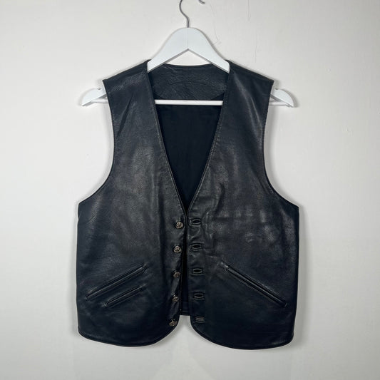 Chrome Hearts Leather Vest Size M