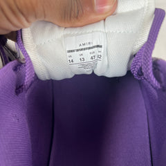 Amiri Purple Skel Low-Top Sneaker Size 47