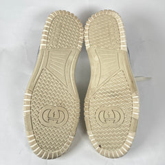 Gucci Metallic Silver GG Re-Web Sneaker Size GG 11