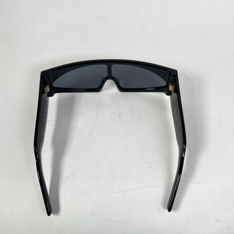Rick Owens Black Gene Sunglasses