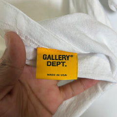 Gallery Dept White/Black Souvenir Logo T-Shirt Size M