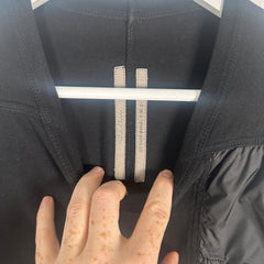 Rick Owens Black 'Gethsmane' Nylon Patch Level T-Shirt Size XL