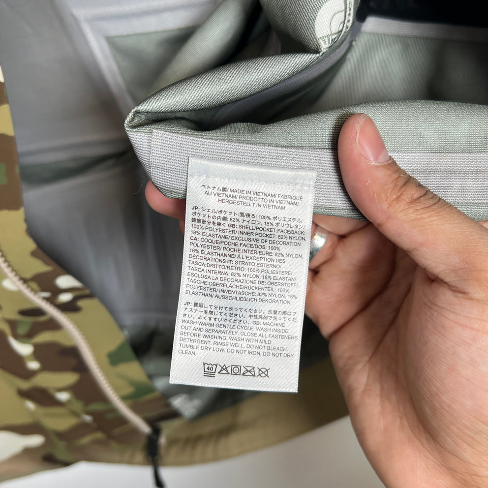 Supreme x TNF Camo Rescue Jacket Size L