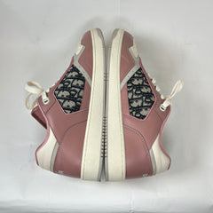 Dior B27 Pink/Cream Oblique Sneaker Size 45