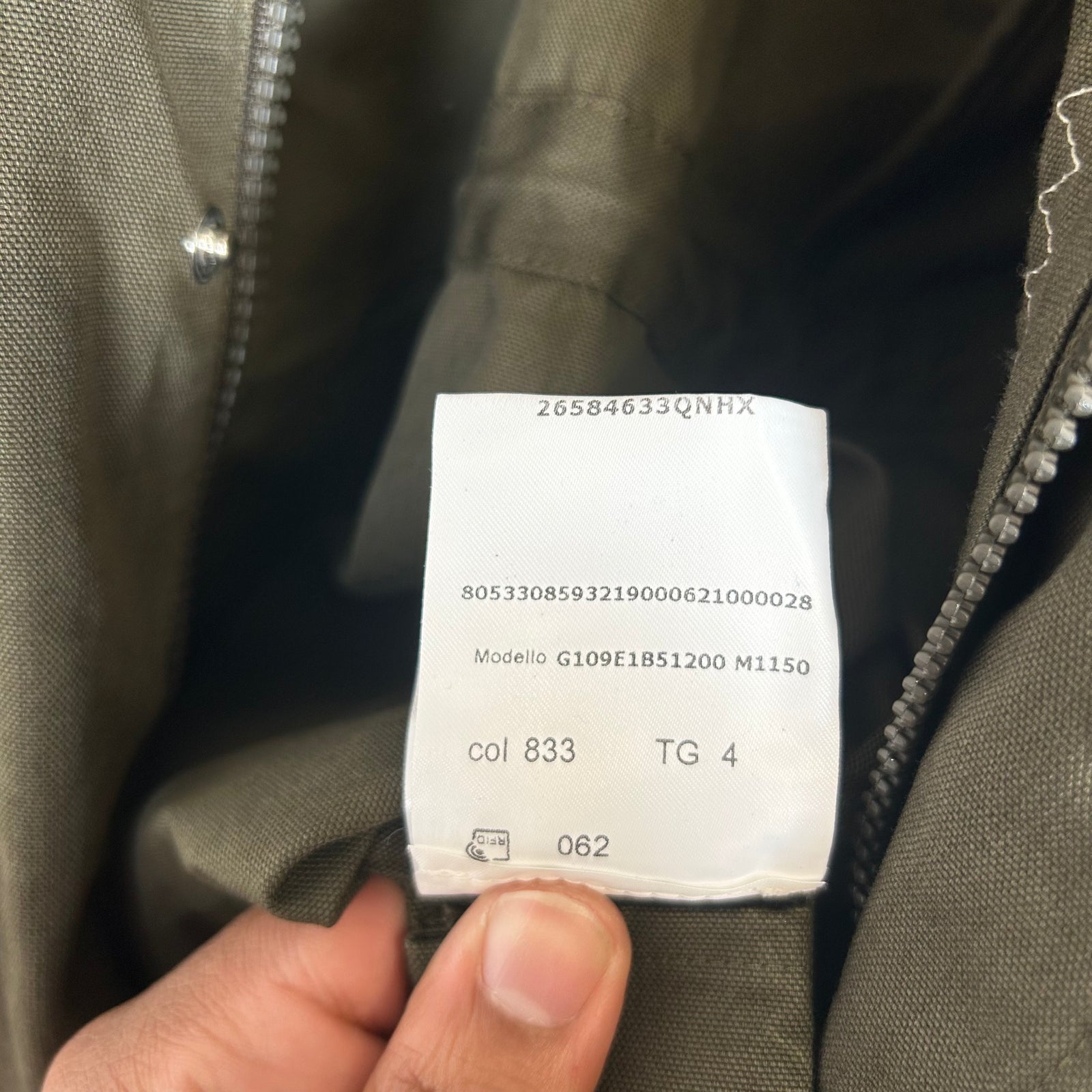 Moncler Genius x JW Anderson Olive Yacht Jacket Size 4