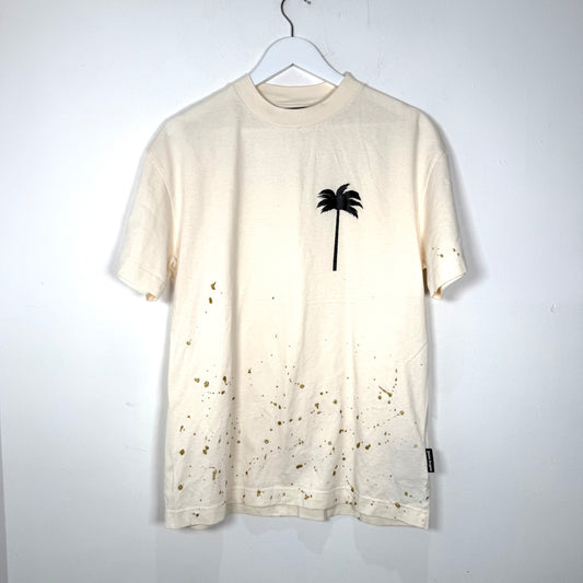 Palm Angels Gold Paint Splatter Size M