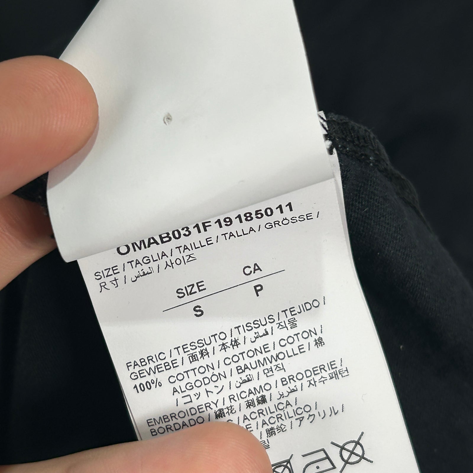 Off-White 1/4 Zip Longsleeve Size S