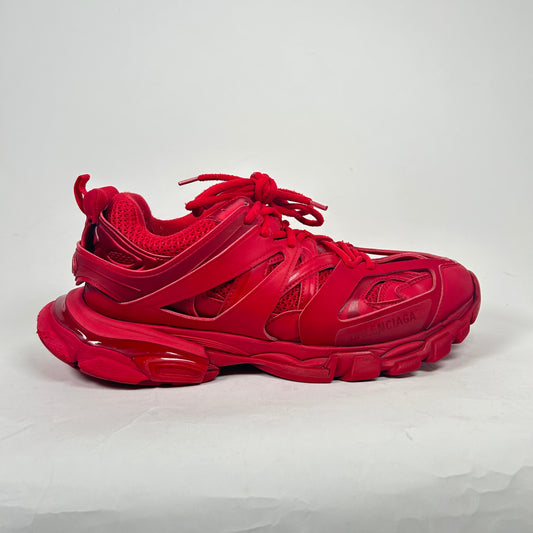 Balenciaga Red Track Sneakers Size 10