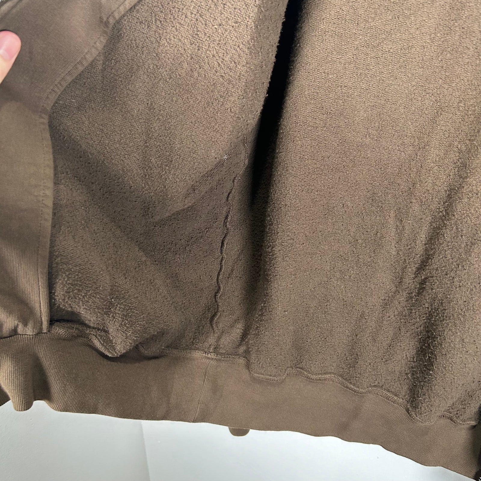 Rick Owens DRKSHDW Brown Mountain Zip-Up Hoodies Size M