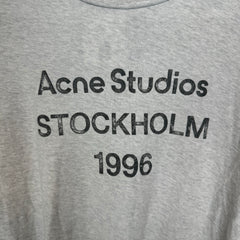Acne Studios Grey Stockholm 1996 Tee Size XS