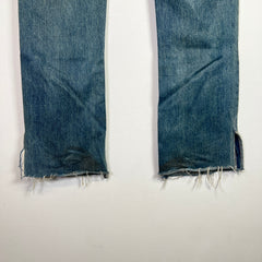 Balenciaga FW22 Lightwash Waxed Super Fitted Jeans