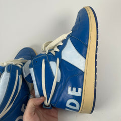 Rhude Rhecess Blue High Top Size 10