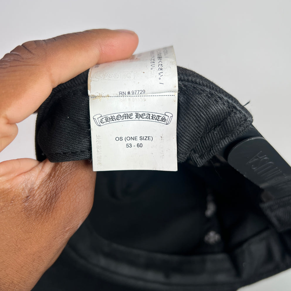 Chrome Hearts Smoked Vertical Logo Hat