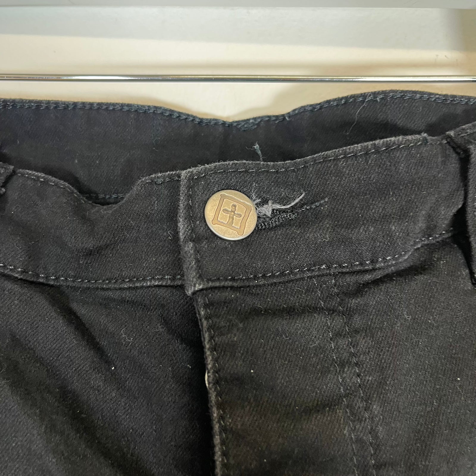 Ksubi Black Chitch Denim Jeans Size 36
