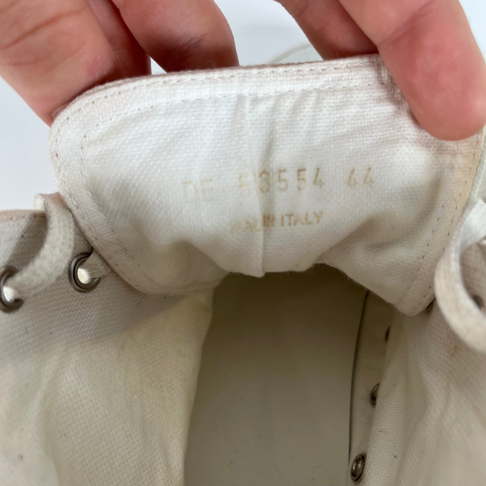 Saint Laurent Canvas Star High-Top Size 11