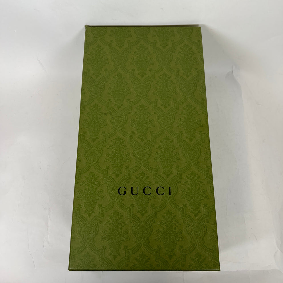 Gucci Black Interlocking G Platform Sandals Size GG 12