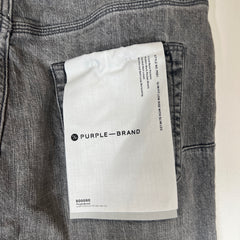 Purple Grey Distressed Jeans Size 32