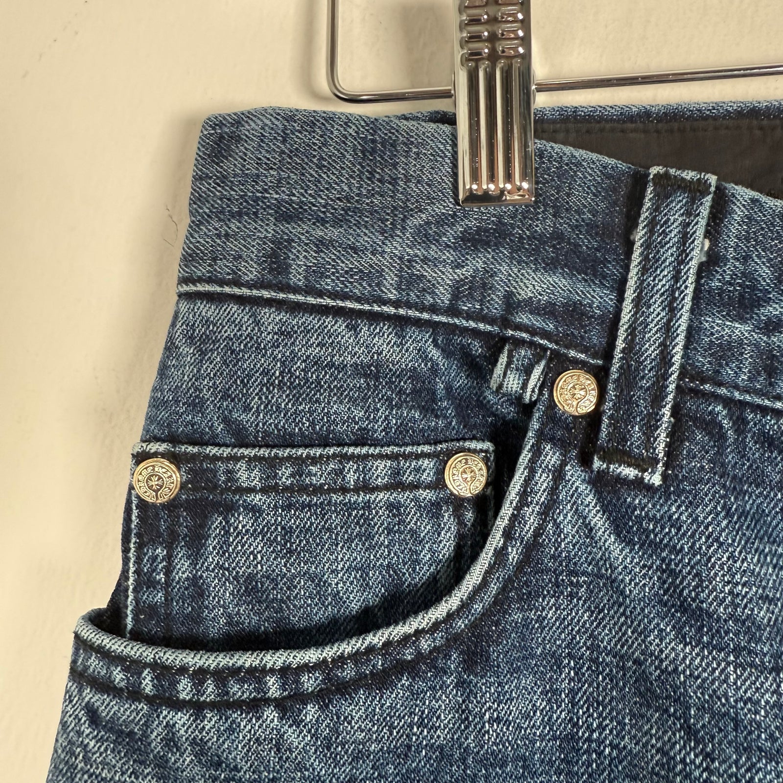Chrome Hearts 'Richard Stark' Blue Bootcut Denim Size 29