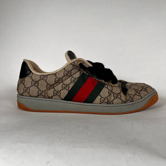 Gucci GG Monogram Screener Sneakers Size 11.5