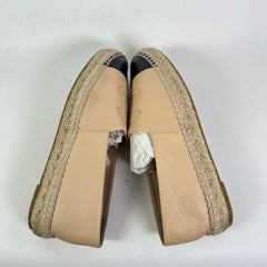 Chanel Interlocking CC Lambskin Espadrilles