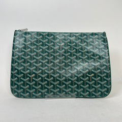 Goyard Green Senat Pochette MM Clutch