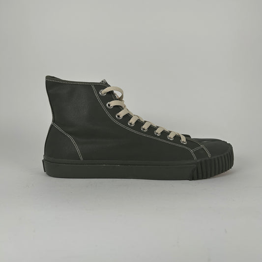 Maison Margiela Green Canvas Tabi Size 45