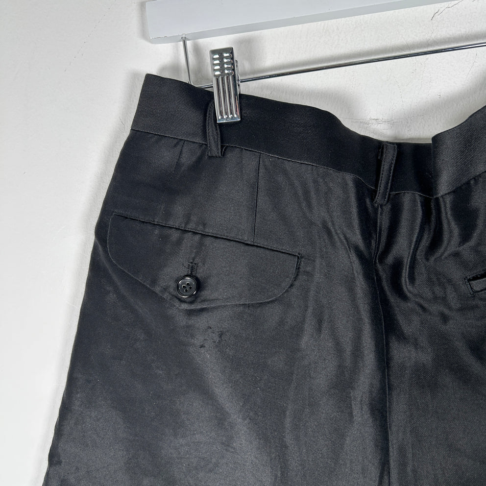 Comme Des Garcon Homme Plus Wide Leg Pleated Shorts Size M