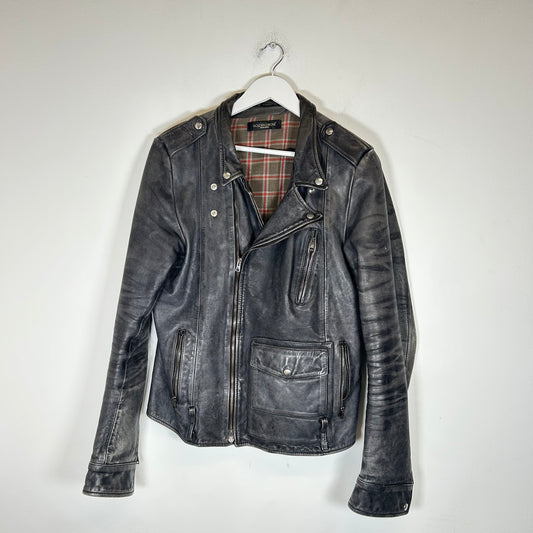 Golden Goose Leather Biker Jacket Size M