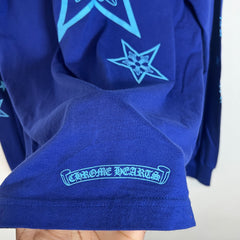 Chrome Hearts Blue Stars Longsleeve Size M