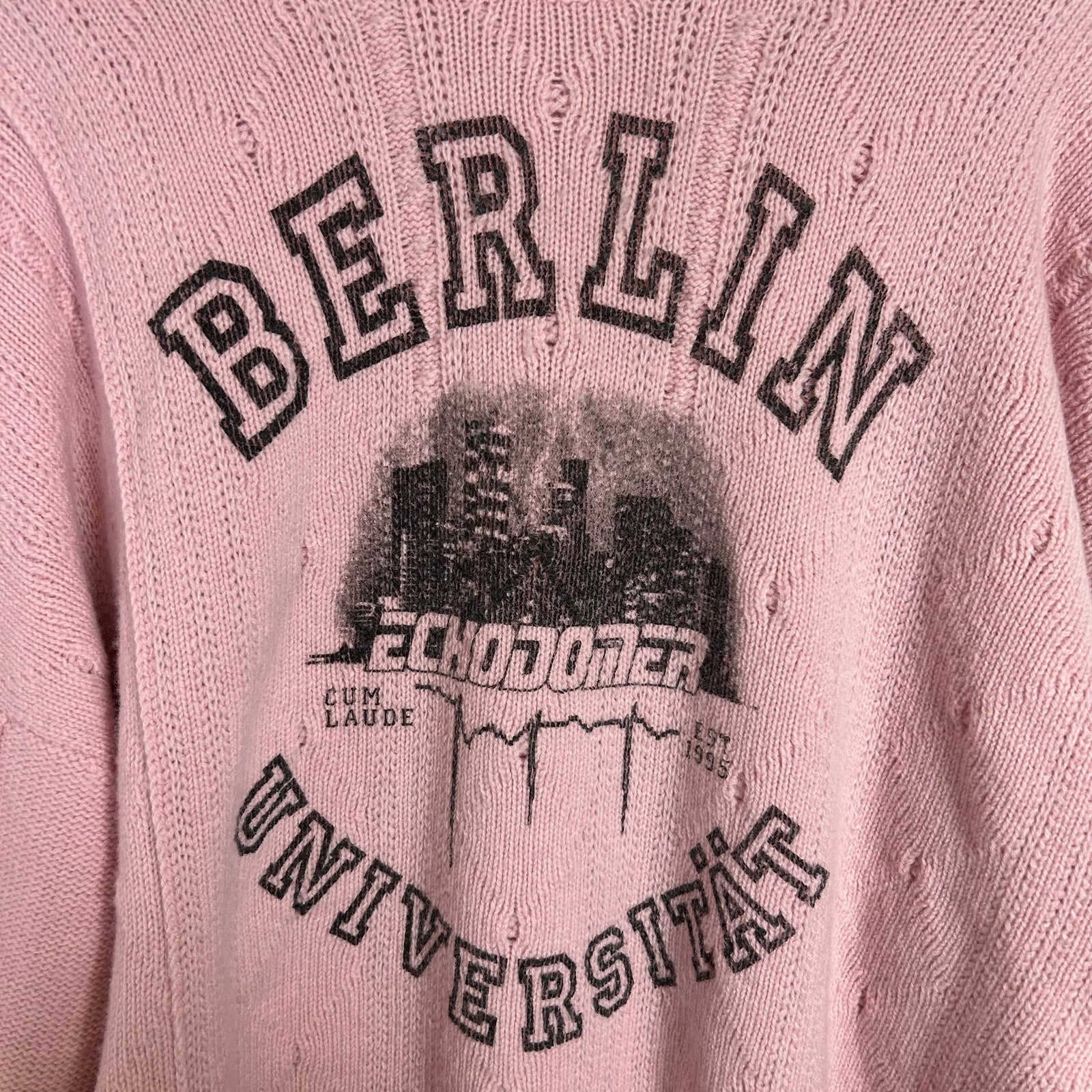 Raf Simons Berlin Univesity Merino Wool Sweater