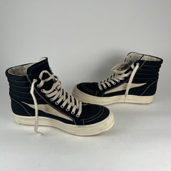 Rick Owens Black Milk High-Top Vans Size 43