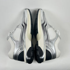 Chanel White/Silver CC Runners Size 42